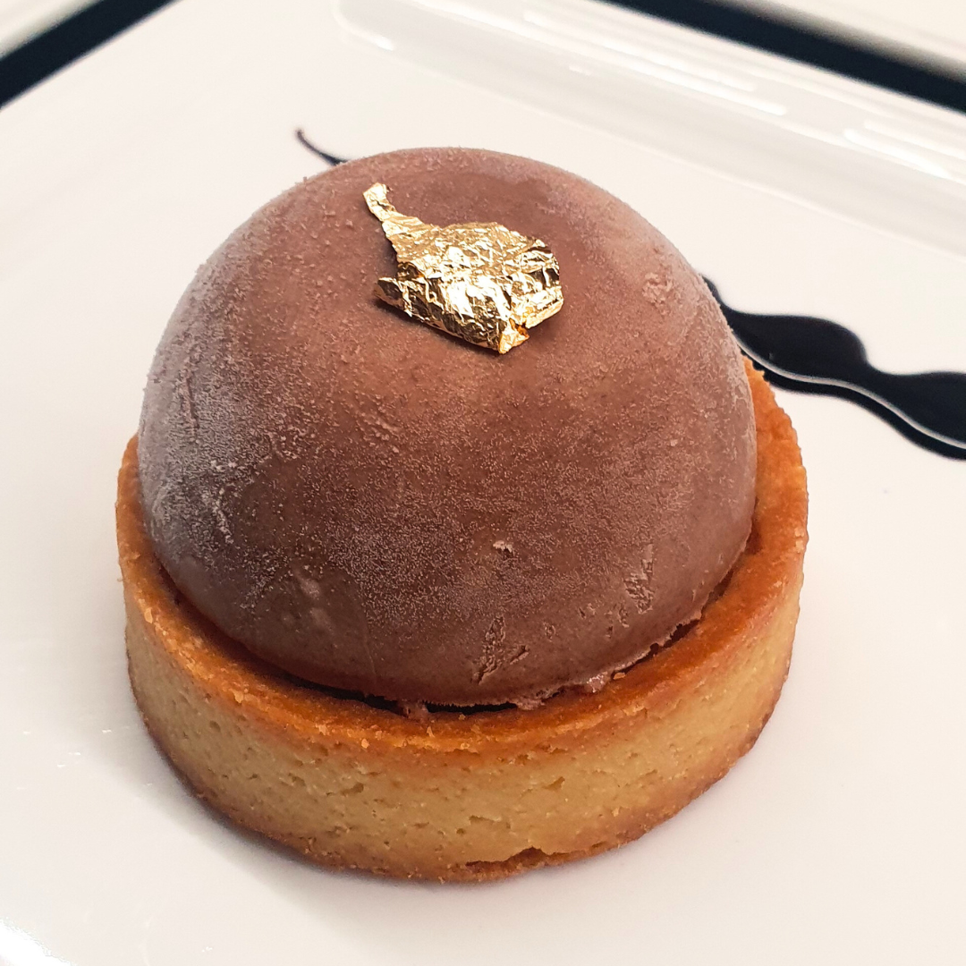 Guinness stout icecream tart