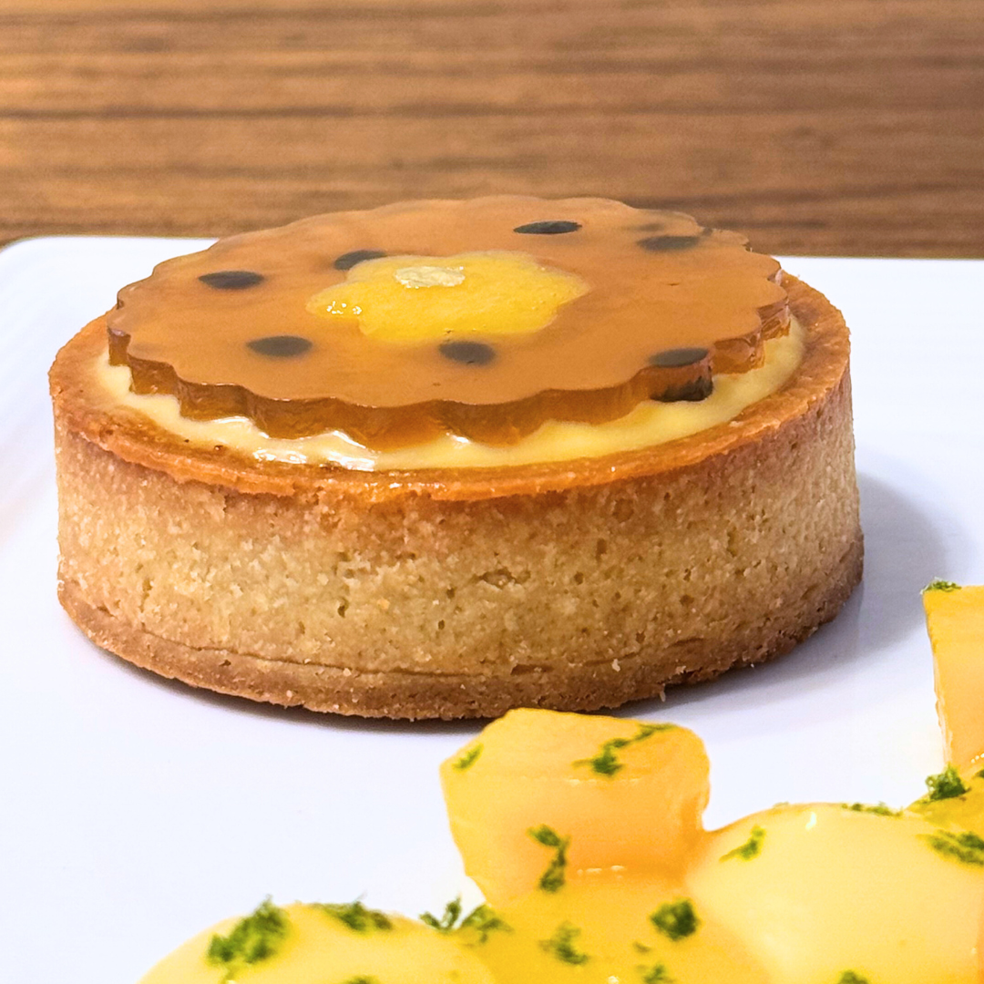 Mango and passion fruit petit gateau 2