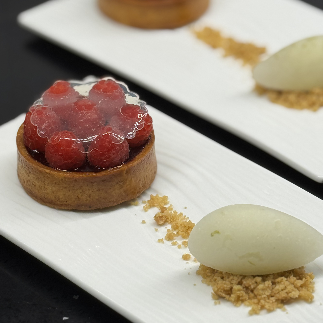 Raspberry tarte