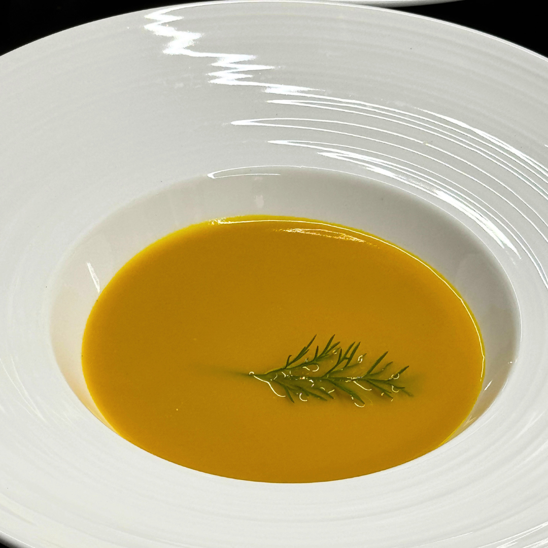 Kabocha dashi bisque
